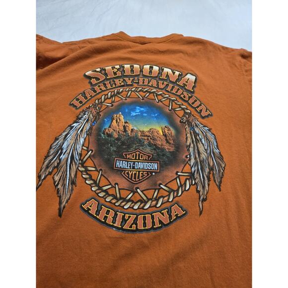 Harley Davidson Sedona Arizona Men's Size Xl Short Sleeve T-Shirt - Picture 3 of 5